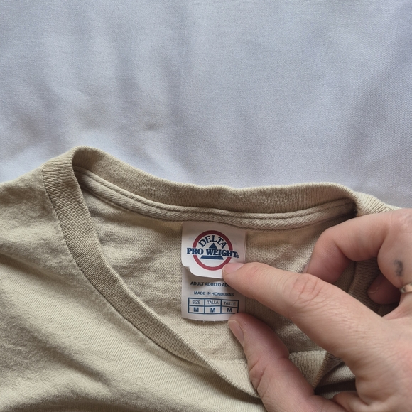 Bundle of 3 Delta Pro Weight Western Aztec Graphic Tees Tan Khaki Size L - Picture 9 of 10